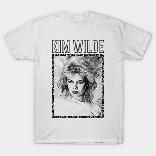 Kim Wilde //  Retro 80s Aesthetic Design T-Shirt